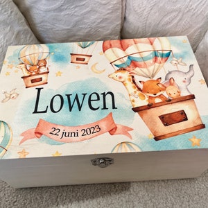 Personalised wooden keepsake box, memory, children, baby, gift, christening, birthday, newborn, new arrival, for her him, pregnant, mum, dad image 8