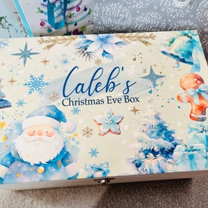 Santa Christmas Eve box, Christmas, Christmas crate, My 1st Christmas, kids Xmas, gift, Night before Christmas, Family tradition, baby