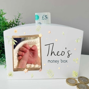 Personalisiertes Foto Kinder Spardose, Geldbank, Weihnachtsgeschenk, Geschenk für älteres Kind, Kinder Geburtstag, Teenager Geschenk, Jungen Geschenk, Mädchengeschenk, Bild