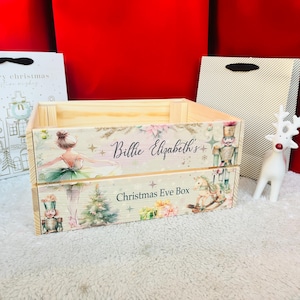 Nutcracker Christmas Eve box, Christmas, Christmas crate, My 1st Christmas, kids Xmas, gift, Night before Christmas, Family tradition, baby
