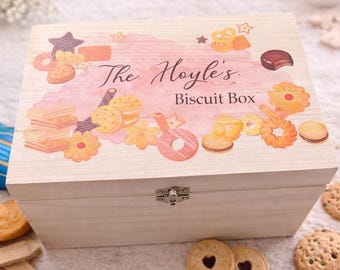 Biscuit box, biscuits, Treat tin, Gift for her, him, Biscuit lover present, Mothers Day, Valentine's Day, birthday, Mum, Dad