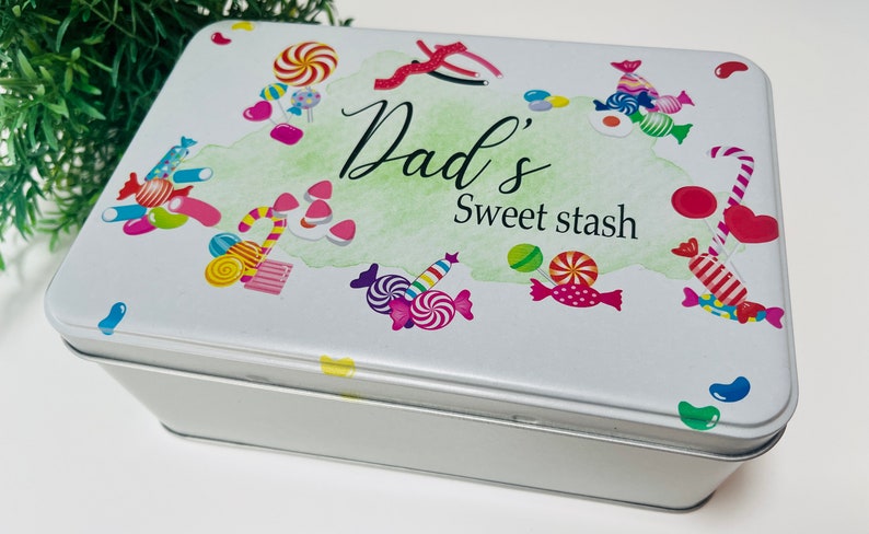 Personalised sweet Tin, sweeties, treat, girlfriend, Valentines, gift for her, him, Mother's Day, Father's Day, Mum, Dad image 8