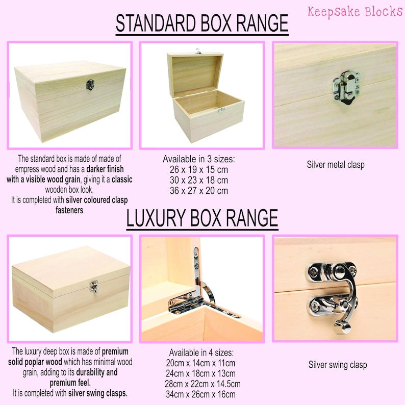 Personalised Vehicle Keepsake Box, Cars, Airplanes, Memory Box, New ...