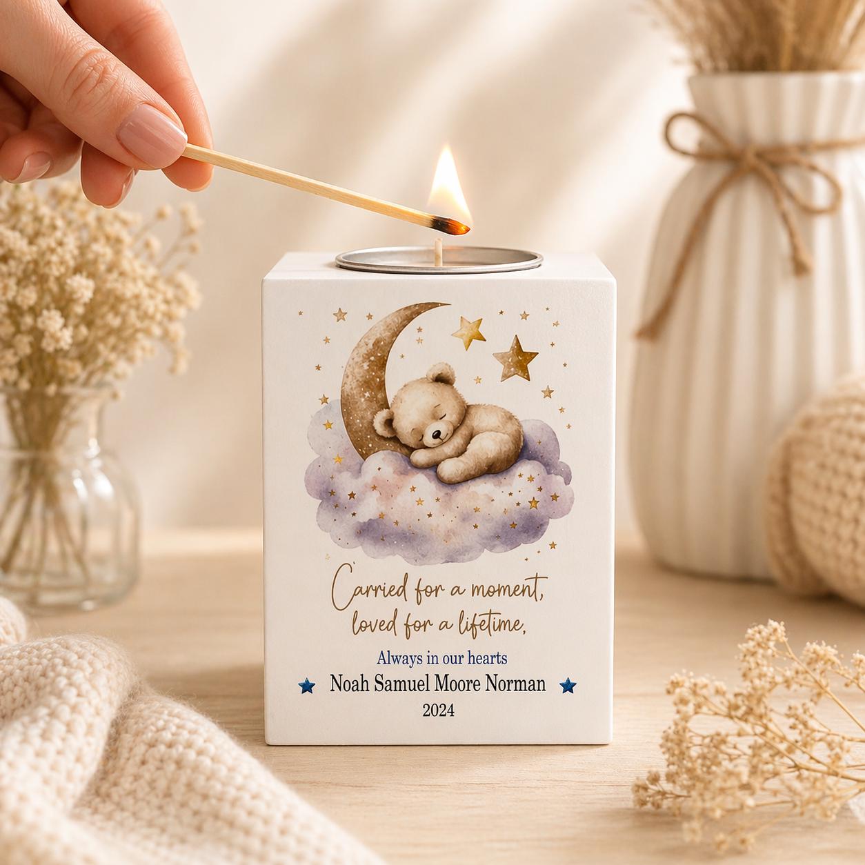 Memory Candle Holder, Baby Loss Candle, Memorial Candle, Sympathy