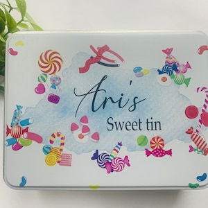 Personalised sweet Tin, sweeties, treat, girlfriend, Valentines, gift for her, him, Mother's Day, Father's Day, Mum, Dad image 5