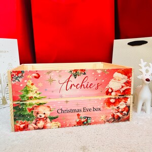 Caja de Navidad de Papá Noel, Navidad, Caja navideña, Mi primera Navidad, Navidad infantil, Regalo, Nochebuena, Tradición familiar, Regalo para bebé