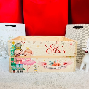 Caja de Nochebuena de Cascanueces, Navidad, caja de Navidad, Mi primera Navidad, Navidad para niños, regalo, Nochebuena, Tradición familiar, bebé