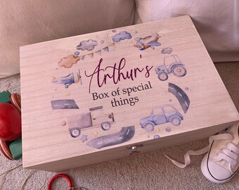 Childrens Keepsake Memory Box Tote - Etsy