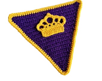 Coronation Pennants Pattern - Regal Purple