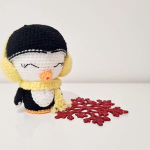 Mini Crochet Christmas Characters - Little Penguin