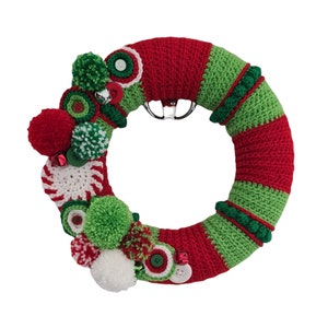 Crochet Christmas Wreath Pattern - Jingle Bells Theme - PDF Pattern
