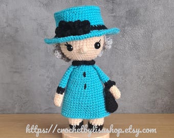 Crochet Collectible Figurine - Royal Collection - Queen Elizabeth II