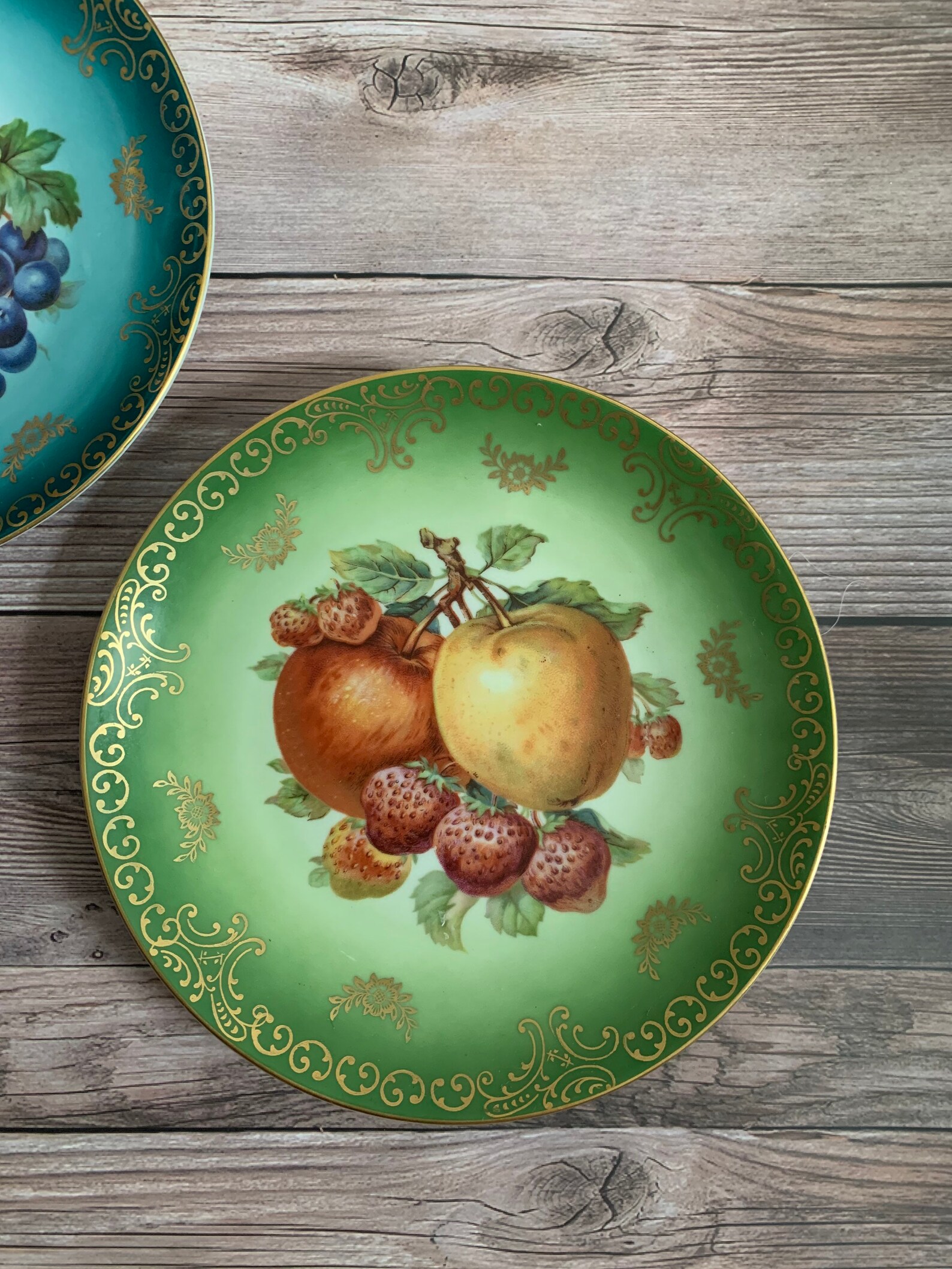 MITTERTEICH German Bavaria Porcelain Fruit Plates Set 4 of Etsy
