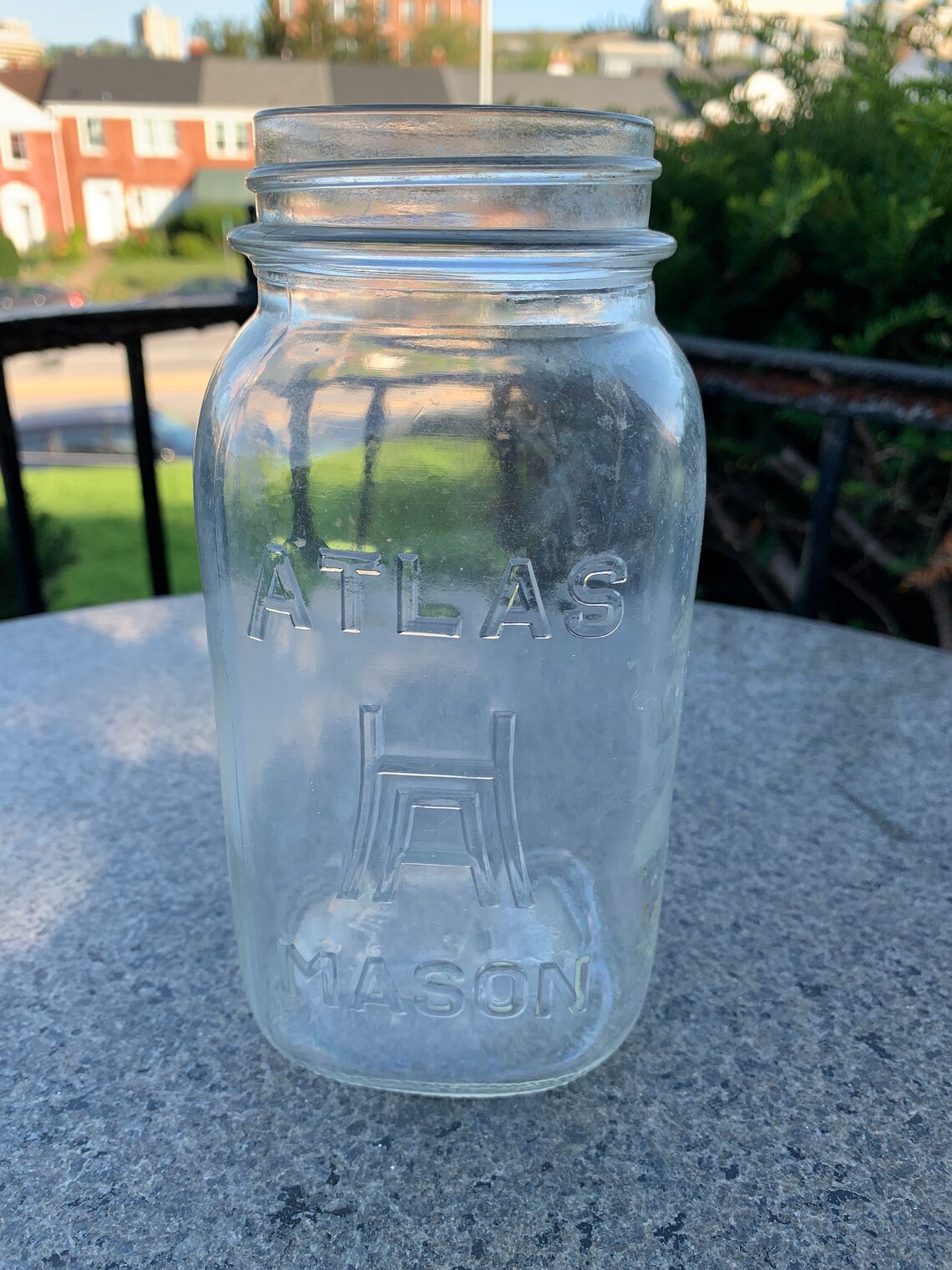 Vintage Atlas Mason Jar 3 Cup Old 3 available Etsy