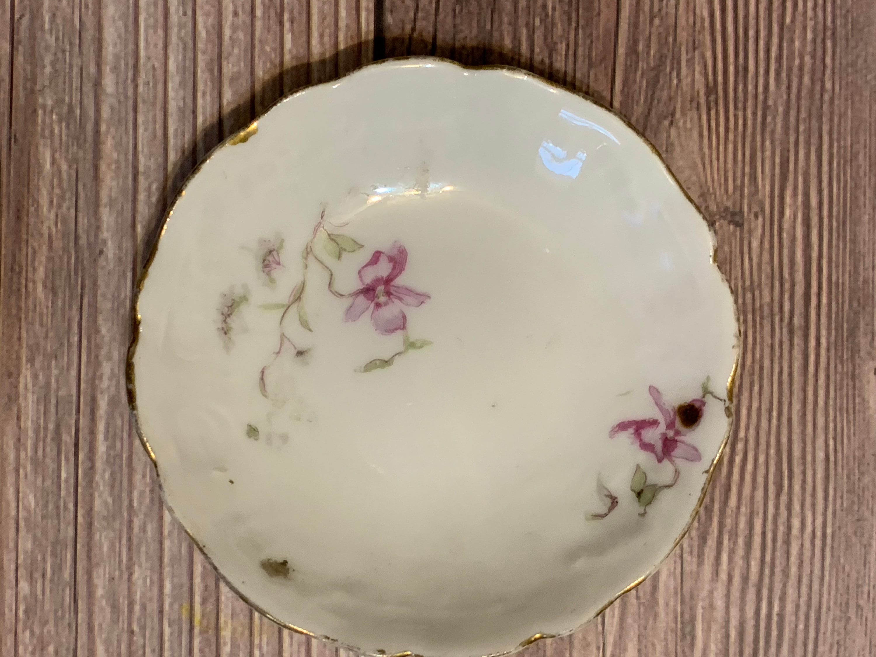 Vintage Butter Pats Porcelain Antique Dish Carlsbad Austria Etsy