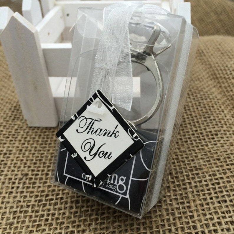 diamond ring keyring