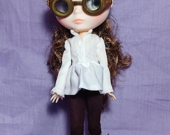 For Neo Blythe Doll - Decorated Steampunk Goggles - BBB2