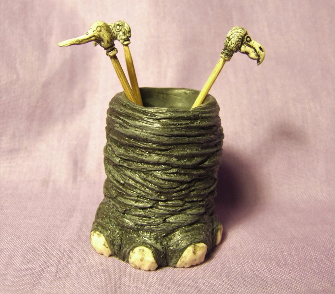 Victoriana Elephant Foot Umbrella Stand With Canes MM57 Etsy