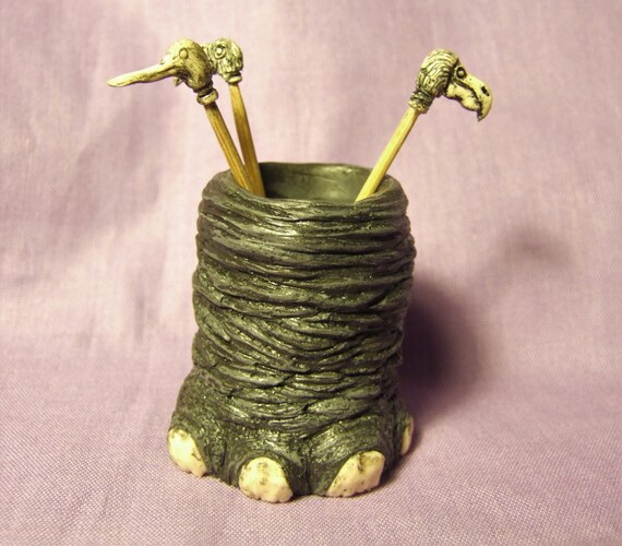 Victoriana Elephant Foot Umbrella Stand With Canes MM57 Etsy