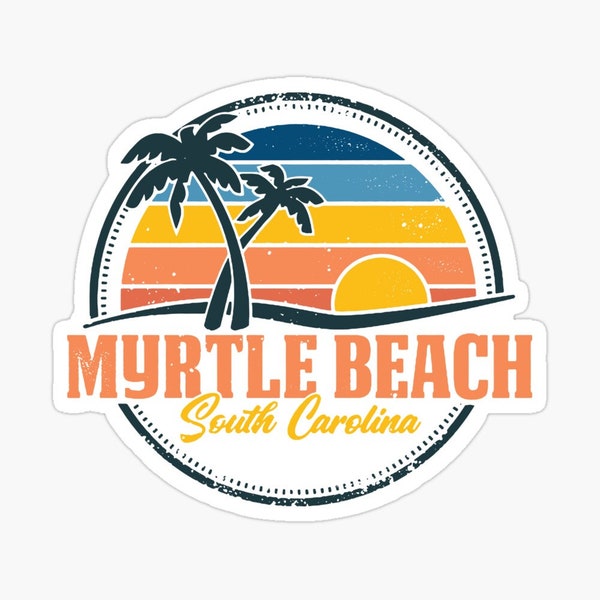 Myrtle Beach South Carolina Vintage Design