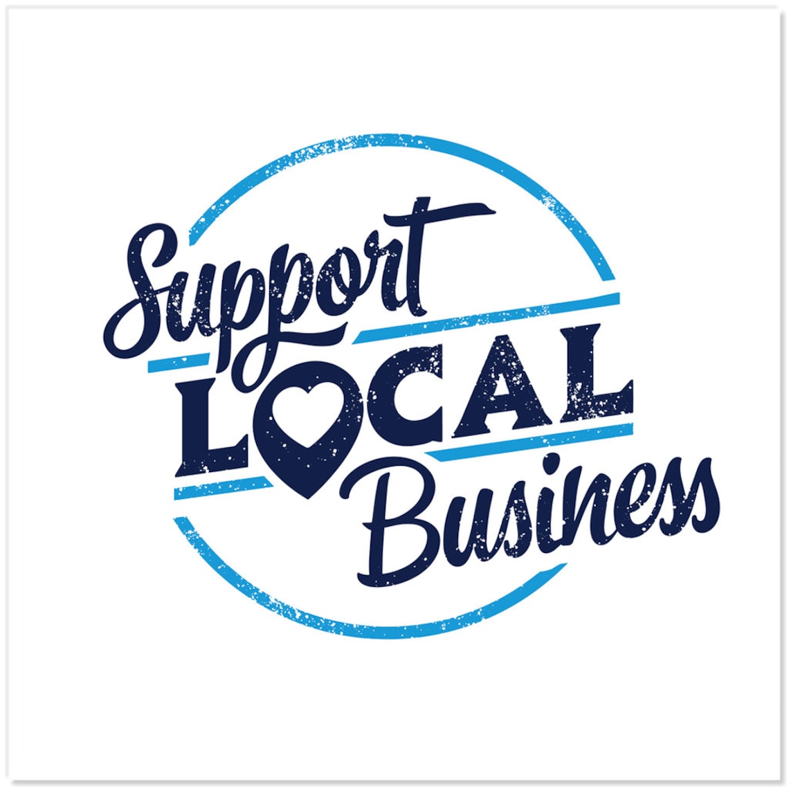 Support Local Business Stickers - Etsy