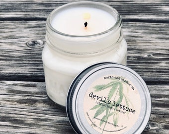 Devil's Lettuce ~ Hemp Scented Candle