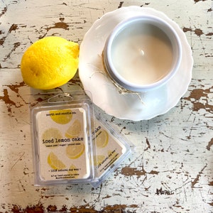 Iced Lemon Cake Candle ~ Lemon | Sugar | Pound Cake