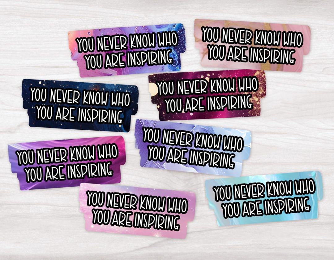 Inspirational Quote Sticker: Waterproof Vinyl Decal for Laptop, Water ...