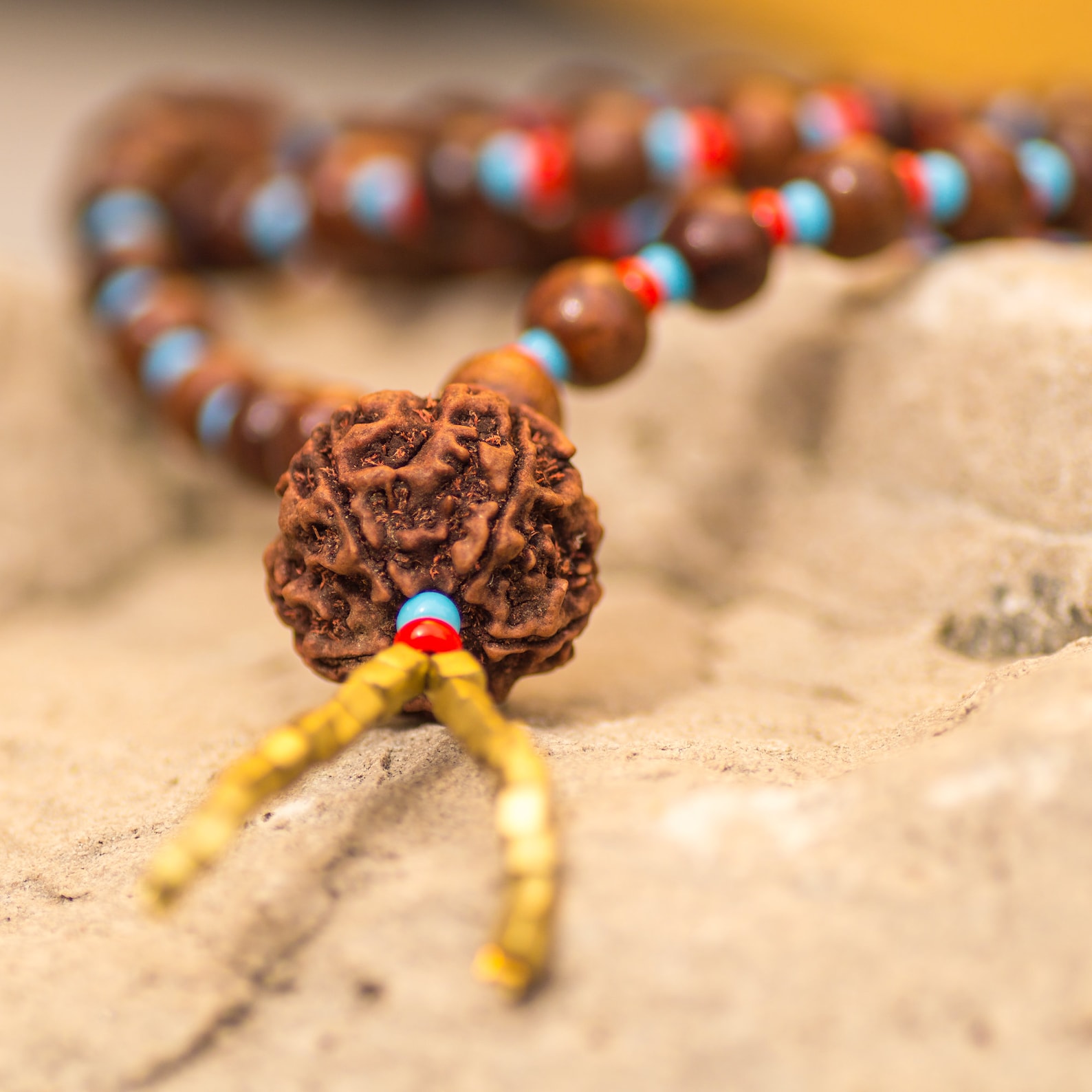 Hand Made Wooden Mala BeadsUnique StyleMeditation Beads