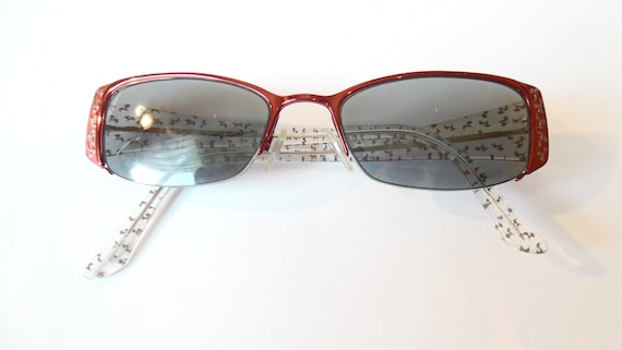 Vintage Mujer VIA SPIGA Este 910 Gafas Zyloware Utilizadas con