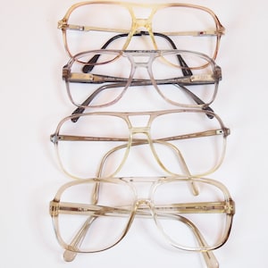 Lot of 4 Vintage Eyeglasses Used     Frame. London Fog.Safilo Contempora.Charmant.Functional USA.