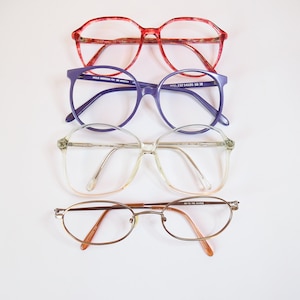 Lot of 4 Vintage Eyeglasses Used     Frame