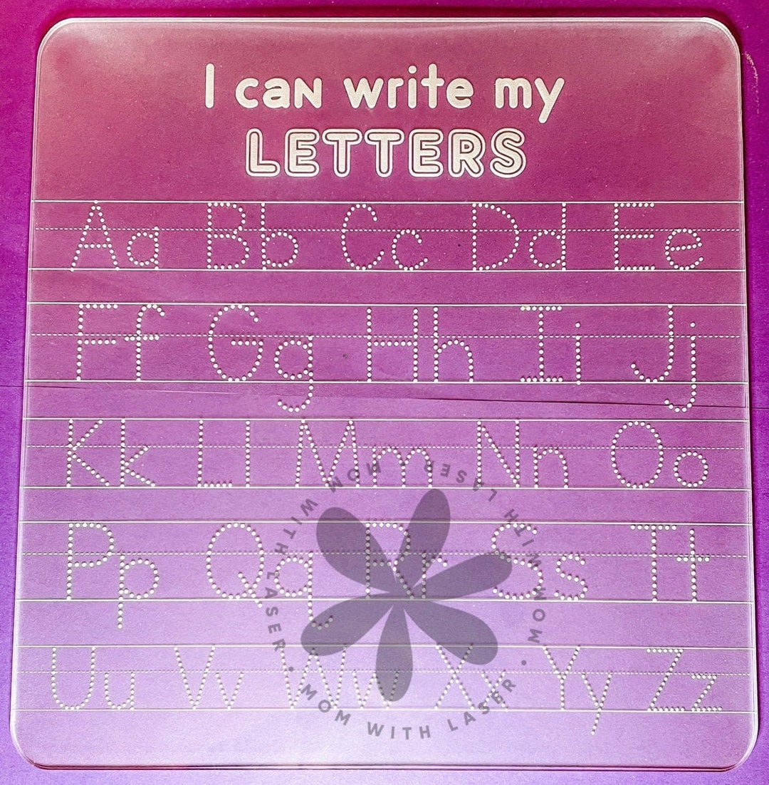 Learn Your Letters Board - Etsy