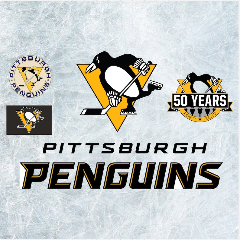 Pittsburgh Penguins Cut Files SVG Files Clipart Cricut | Etsy