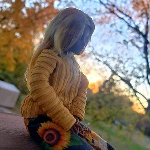 BJD Harvest Fairy Book Nook Box Puppe