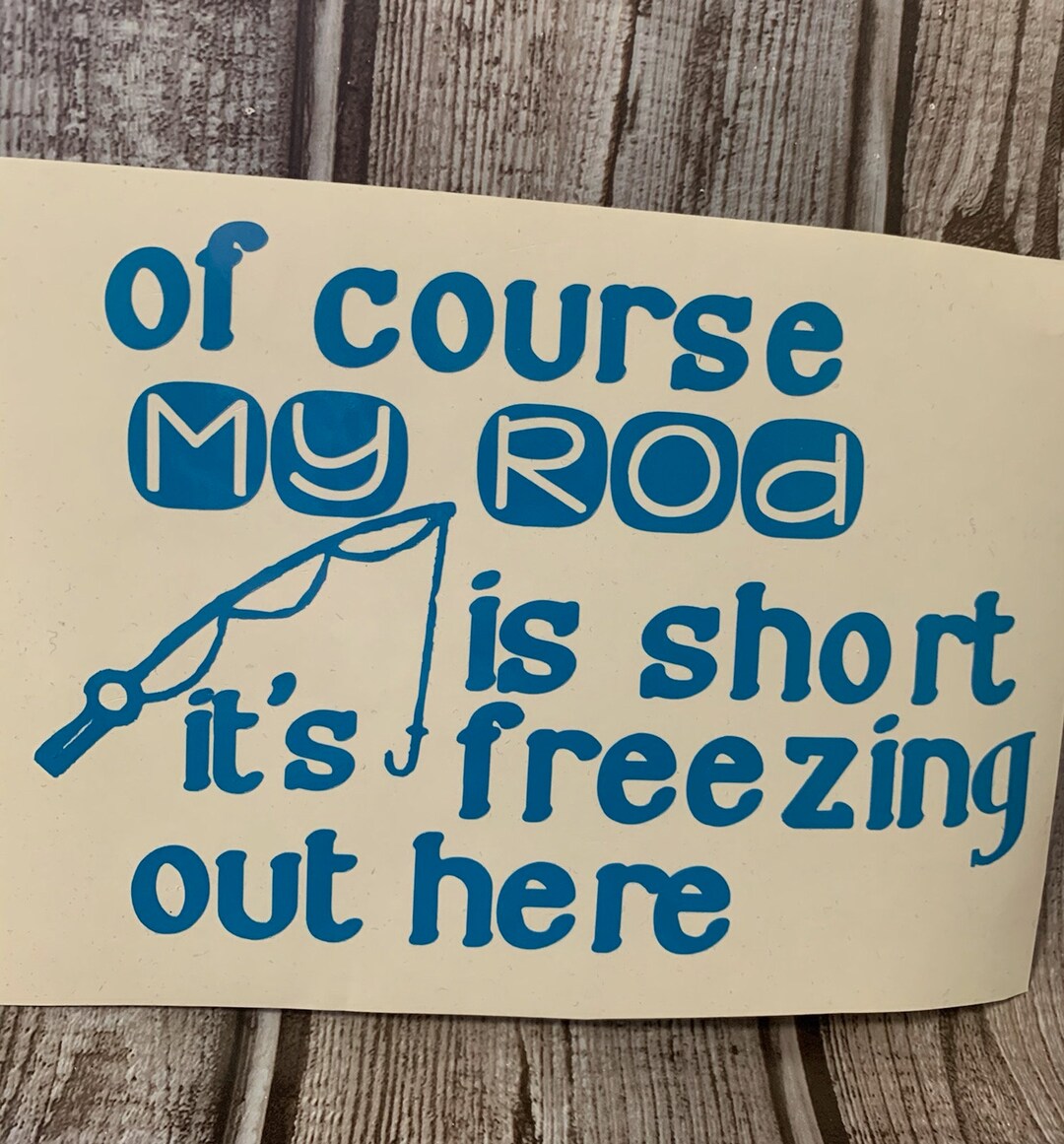 Ice Fishing Decal Adhere to a Hard Surface Mug Tackle Box Etsy