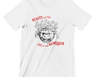Camiseta de diseño inspirada en mazmorras y dragones