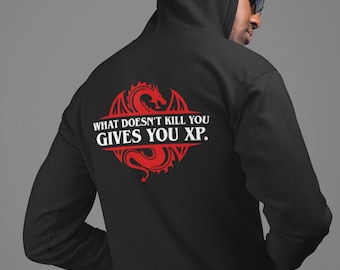 Ontwerp geïnspireerd op D&D hoodie op kerkers en draken