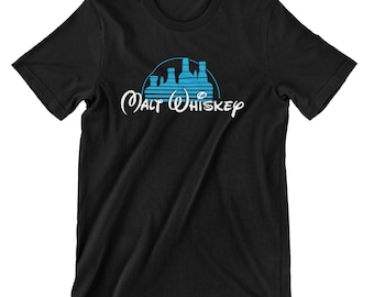 Malt Whiskey T-Shirt  Inspired by Walt design