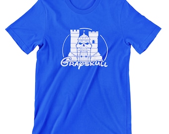 T-shirt di design ispirata a Greyskull HeMan