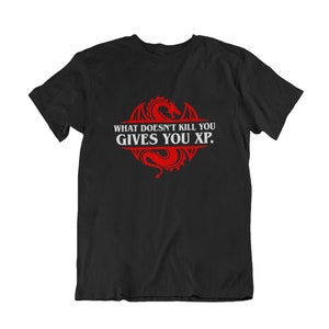 D&D T-shirt kerkers en draken geïnspireerd ontwerp