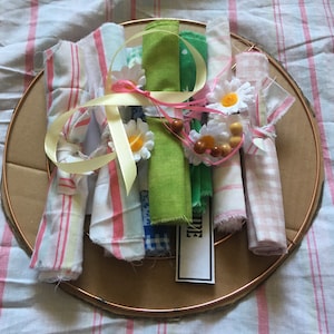 DIY Daisy Rag Wreath Craft Kit: Create a Pretty Pastel Wreath with handcrafted Daisies, Sustainable. Bestselling product. image 10