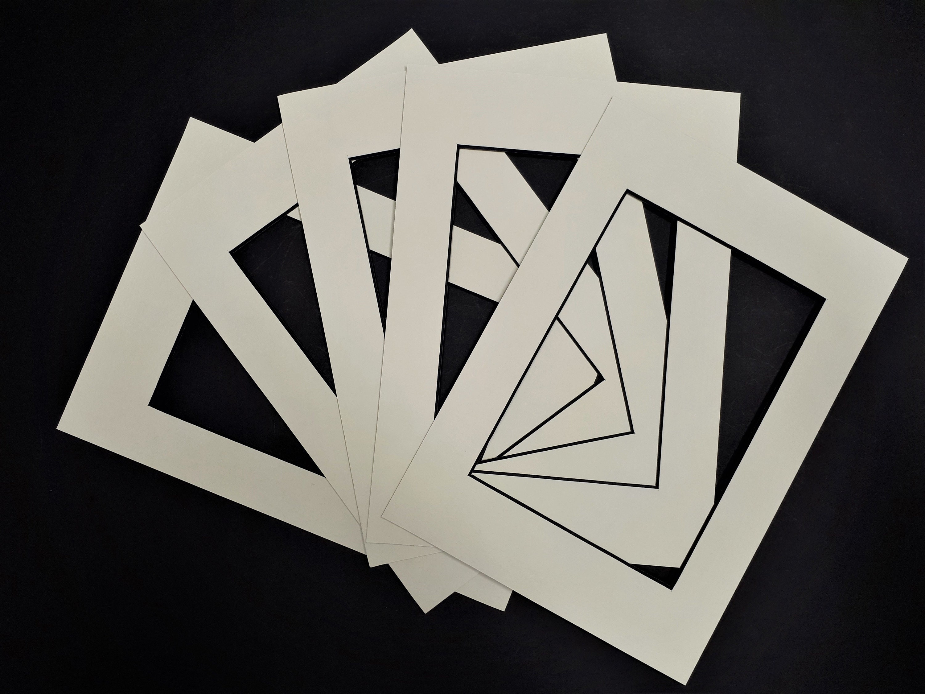 5pk A3 Photo / Picture Mount With Backboards aperture A4 Etsy UK