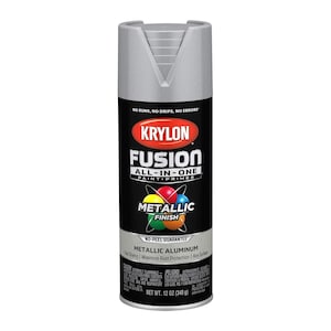 Krylon K02727007 White Fusion All-In-One Paint & Primer Spray Paint, Gloss