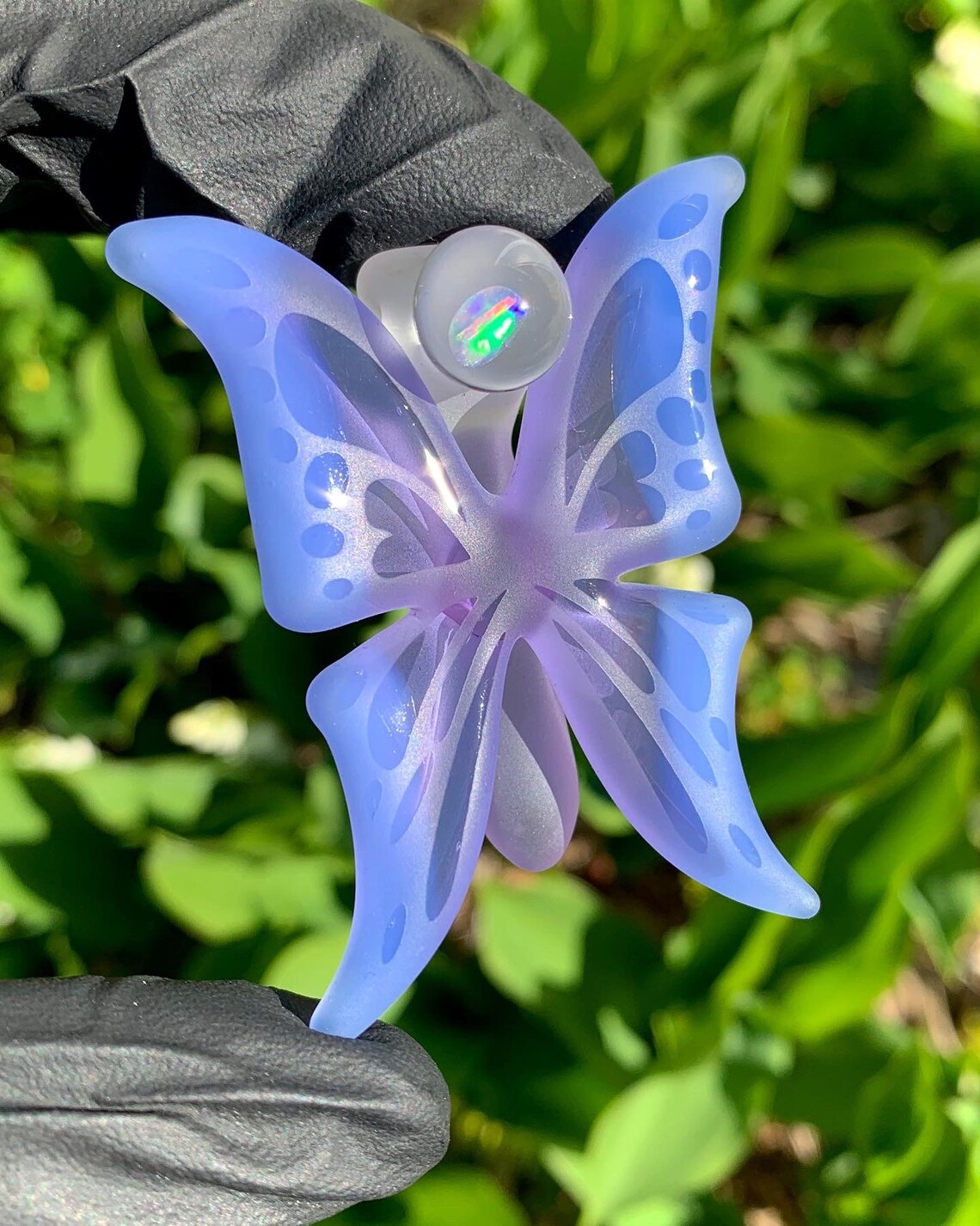 Butterfly Pendant w/ Opal Etsy