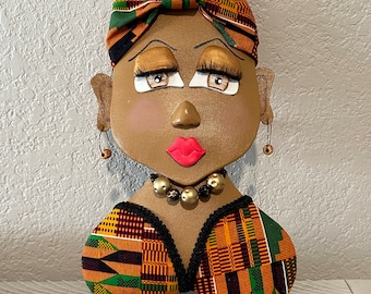 Afroamerikanischer Kranzaufsatz