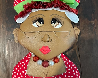 African/American Mrs Claus