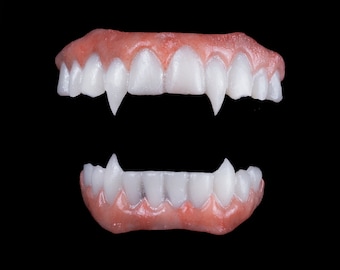 Incisor fangs top and bottom dentures