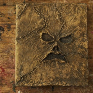 Spooky Necronomicon Book Cover Sleeve: Halloween Horror Latex Prop for Book of the Dead Enthusiasts