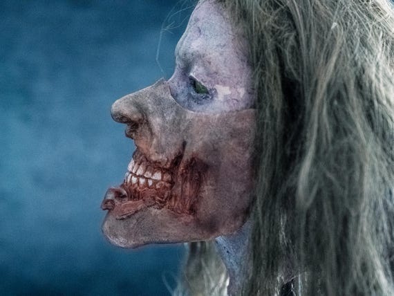 GHOULISH Zombie-Maske Aus Latex Für Erwachsene – Gruselig & Handbemalt, Perfekt Für Halloween
